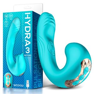 VIBRADOR CON PULSACION Y LENGUA ESTIMULADORA HYDRA INTOYOU - 8436583790748-2