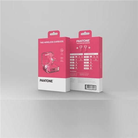 AURICULARES BLUETOOTH TWS 011 ROSA PANTONE TM - GSM177135-2