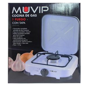 REACONDICIONADA COCINA DE GAS 1 FUEGO BLANCA MUVIP - MV0193-3