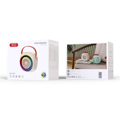 REACONDICIONADO ALTAVOZ BLUETOOTH F42 + MICRÓFONO + EFECTOS LED BLANCO XO - XOF42WH-2 REACONDICIONADO ALTAVOZ BLUETOOTH F42 + MICRÓFONO + EFECTOS LED BLANCO XO - XOF42WH-2