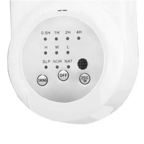 VENTILADOR DE PARED 45W 3 VELOCIDADES CON MANDO A DISTANCIA MUVIP - MV0562-1