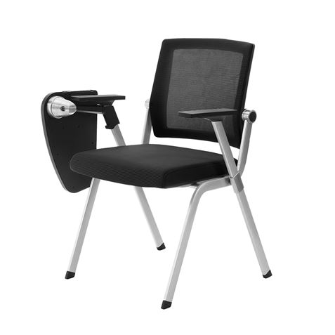 LOTE 2 SILLAS CONFIDENTE CON PALA ABATIBLE PARA ESCRITURA Y POSAVASO CROMAD - CR1157-4