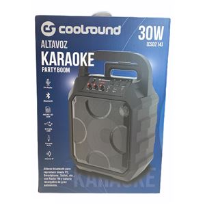 REACONDICIONADO ALTAVOZ KARAOKE BLUETOOTH PARTY BOOM 30W COOLSOUND - CS0214-3 REACONDICIONADO ALTAVOZ KARAOKE BLUETOOTH PARTY BOOM 30W COOLSOUND - CS0214-3