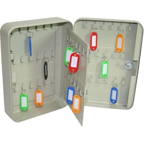 CAJA SEGURIDAD GUARDALLAVES DE PARED PARA 60 LLAVES MADER - 16989-1