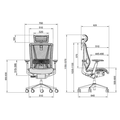 REACONDICIONADA SILLA OFICINA GAMA SENIOR SE1200 CROMAD - CR1133-7 REACONDICIONADA SILLA OFICINA GAMA SENIOR SE1200 CROMAD - CR1133-7