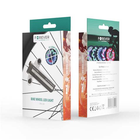 DECORACION LED PARA RUEDAS DE BICILETA FOREVER - BIKE000053-3