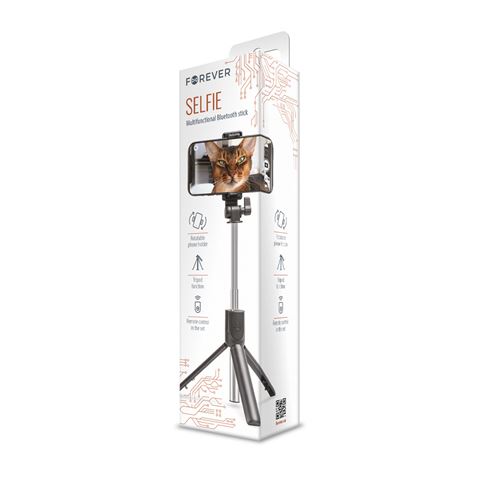 SELFIE STICK BLUETOOTH CON TRIPODE FOREVER - GSM113227-2