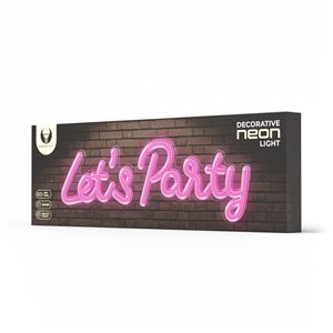 LAMPARA DECORATIVA NEON LED LETS PARTY FOREVER - RTV100436