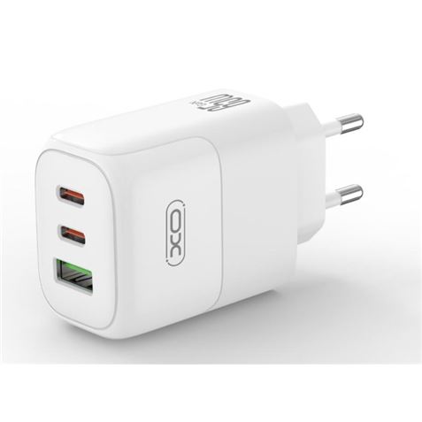 CARGADOR 2X TIPO C + USB 65W CARGA RAPIDA XOL139 XO - XOL139-1