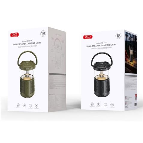 ALTAVOZ BLUETOOTH 15W CON LAMPARA CAMPING XOF49 VERDE XO - XOF39GR-4