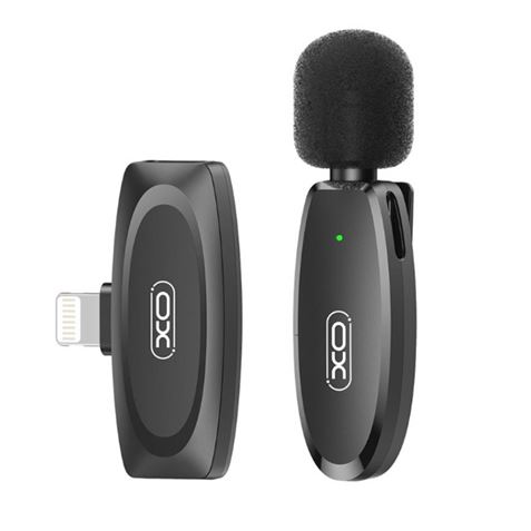 MICROFONO INALAMBRICO DE SOLAPA CON LIGHTNING XO - XOMKF08B-1