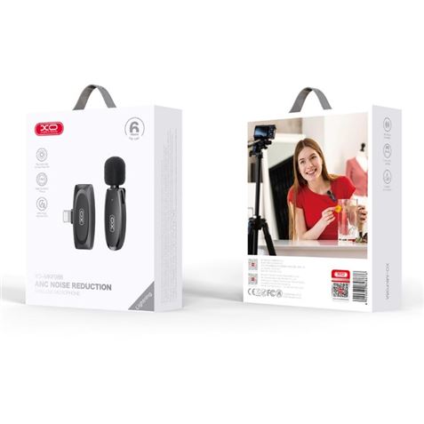 MICROFONO INALAMBRICO DE SOLAPA CON LIGHTNING XO - XOMKF08B-2