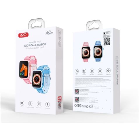 SMARTWATCH KIDS GPS H130 ROSA XO - XOH130PK-4