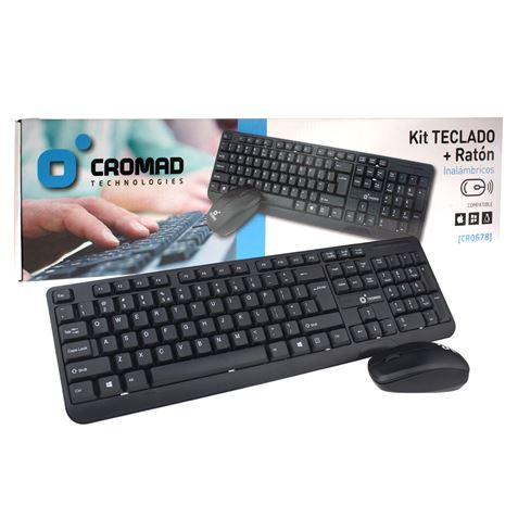 REACONDICIONADO KIT TECLADO + RATÓN INALÁMBRICOS CROMAD - CR0678 2