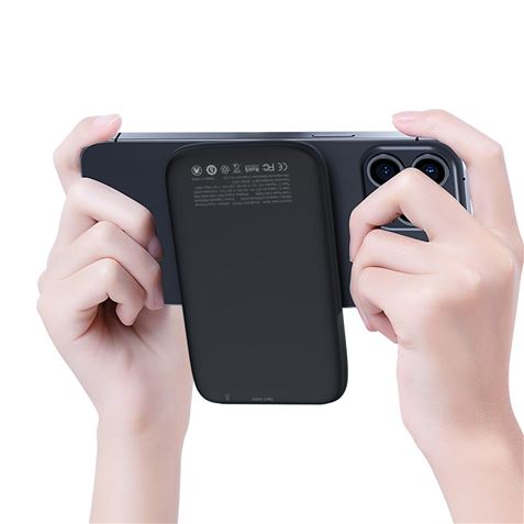 POWERBANK PR153 CARGA MAGNÉTICA + TIPO C 5000MAH | 15W | NEGRA XO - XOPR153BK-3