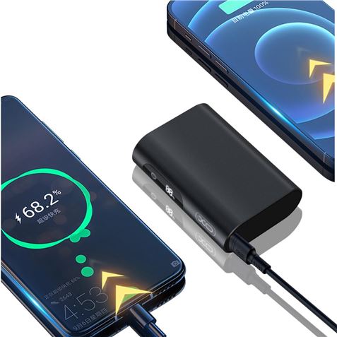 POWERBANK PR155 10000MAH | TIPO C + USB | QC 22.5W | DISPLAY NEGRA XO - XOPR155BK-3