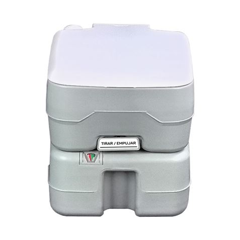 INODORO QUÍMICO PORTÁTIL 15 LITROS CON NIVEL MUVIP - MV0570-3