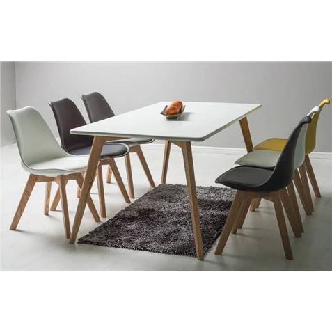 MESA DESIGN D900 120X80CM BLANCA MUVIP - MV0568-2