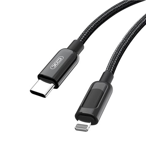 CABLE NBQ203A LIGHTNING A TIPO C 20W | DISPLAY LED NEGRO XO - XONBQ203ABK
