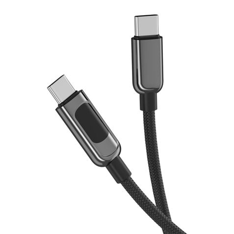 CABLE NBQ203B TIPO C 60W | DISPLAY LED NEGRO XO - XONBQ203B-1