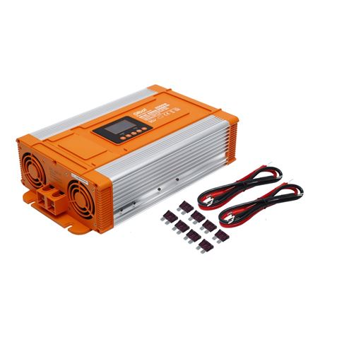 CONVERTIDOR DE CORRIENTE ONDA PURA CON PANTALLA LCD 2000W ELBAT - EB0514