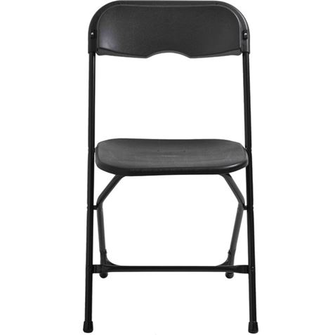 SILLA RESINA PLEGABLE 80X50X45CM NEGRA SUNGARDEN - SG0102-2