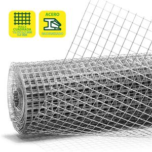 TELA METÁLICA GALVANIZADA 12.7X12.7X0.9MM 1X25 METROS SUNGARDEN - SG0056