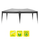 CARPA PLEGABLE ACERO 3X6 METROS GRIS SUNGARDEN - SG0022