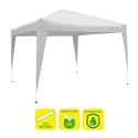 CARPA PLEGABLE ACERO 3X3 METROS BLANCA SUNGARDEN - SG0017