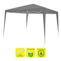CARPA ACERO RAFIA 3X3 METROS GRIS SUNGARDEN - SG0019