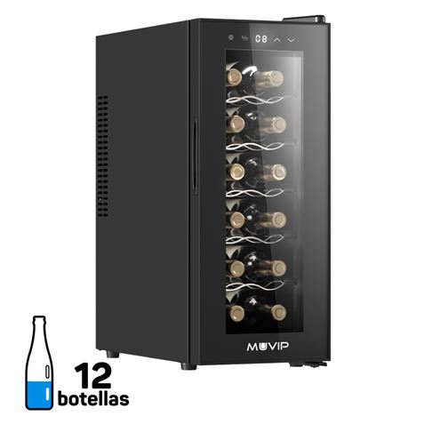 VINOTECA 12 BOTELLAS 65W 64CM MUVIP - MV0536