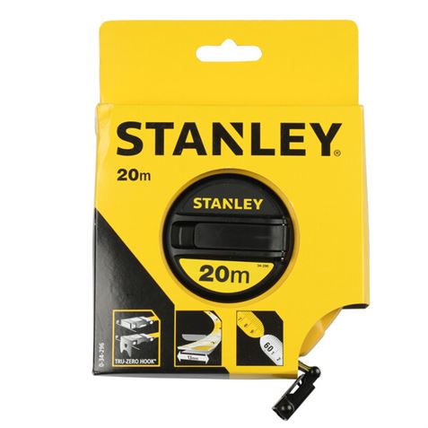 CINTA METRICA FIBRA DE VIDRIO 20 METROS STANLEY - 0-34-296-1