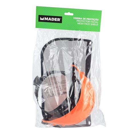 VISERA DE PROTECCION FACIAL METALICA NARANJA MADER - 69700-2