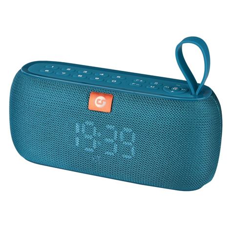 REACONDICIONADO ALTAVOZ BLUETOOTH CLOCK 10W AZUL COOLSOUND - CS0219