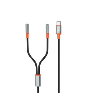 CABLE ADAPTADOR TIPO C A 2 MINI JACK HEMBRA XO - XONBR269B