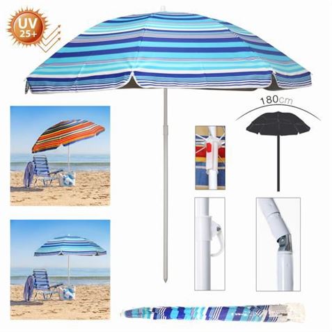 SOMBRILLA PARASOL 180CM PROTECCION UV25+ - 18049