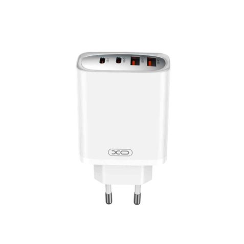 CARGADOR USB-A X2 + USB-C X2 45W CE22 XO - XOCE22
