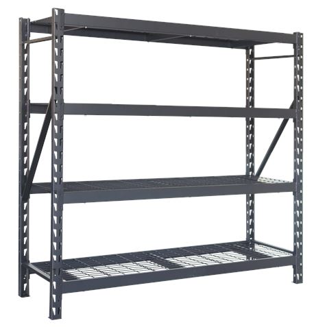 REAC ESTANTERIA METÁLICA INDUSTRIAL NEGRA 4 BALDAS 195X183X61CM BLIM - BL0399