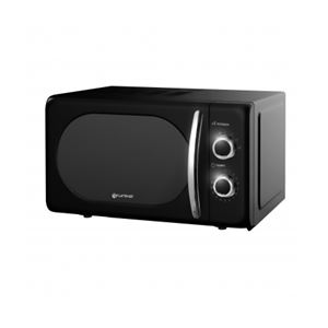 MICROONDAS VINTAGE NEGRO 700W. GRUNKEL
