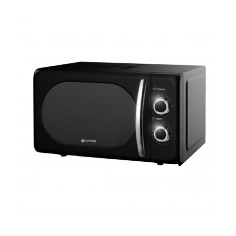 MICROONDAS VINTAGE NEGRO 700W. GRUNKEL - MW-20N