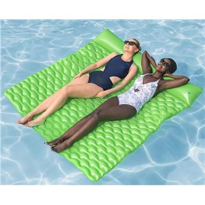 COLCHONETA GIGANTE ENROLLABLE 213X170 VERDE BESTWAY - 44106-3