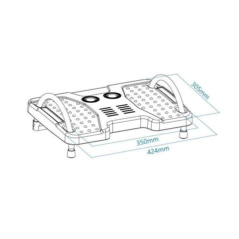 REPOSAPIES AJUSTABLE INCLINABLE TOOQ - TQFR0601-G-3