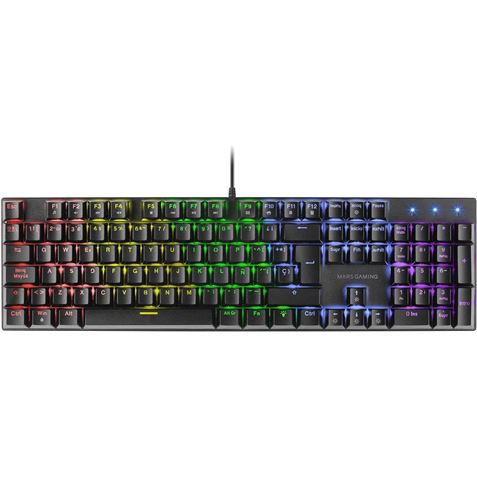 TECLADO GAMING MECANICO RGB MK422 MARS GAMING - MK422BES