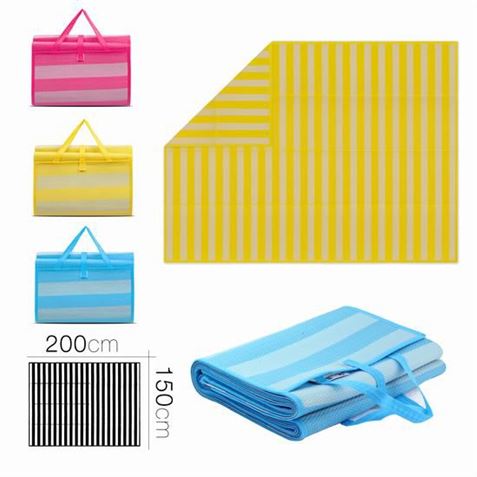 ESTERILLA DE PLAYA PLEGABLE 150X200 COLOR SURTIDO - 15725