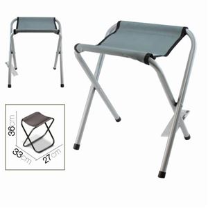 TABURETE DE CAMPING PLEGABLE 27X33X36 - 19683