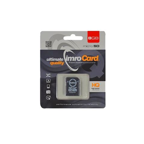 MEMORIA MICRO SD IMRO 8GB CLASE 10 - KOM000654