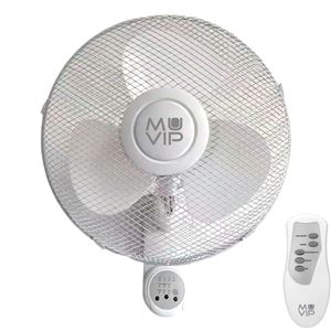 REAC VENTILADOR DE PARED 45W 3 VELOCIDADES CON MANDO A DISTANCIA MUVIP