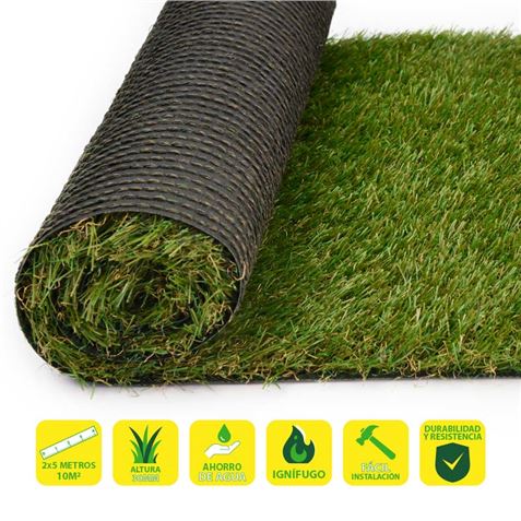 REACONDICIONADO CESPED ARTIFICIAL 2X4.5 METROS 30MM SERIE ELEGANT SUNGARDEN - SG0013