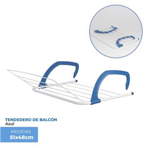 TENDEDERO BALCON METALICO EXTENSIBLE 51X48