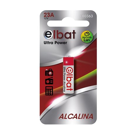 REACONDICIONADO BLISTER 1 PC PILA ALCALINA 23A 12V ELBAT - EB0363